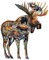 Sunsout Walk on the Wild Side 650 pc Special Shape Jigsaw Puzzle 95761